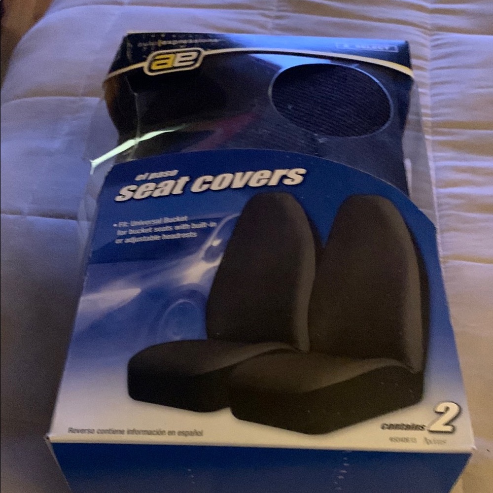 Black Car Seat Covers Set for Stylish Protection set of 2